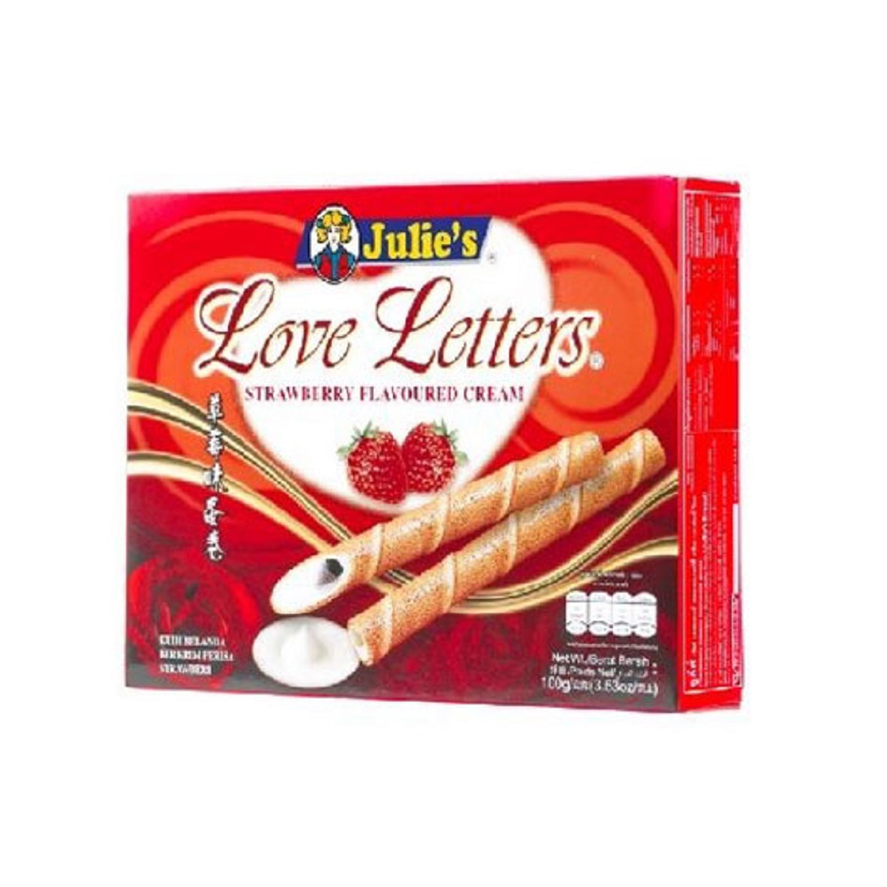 JULIE S LOVE LETTER STRAWBERRY 100G