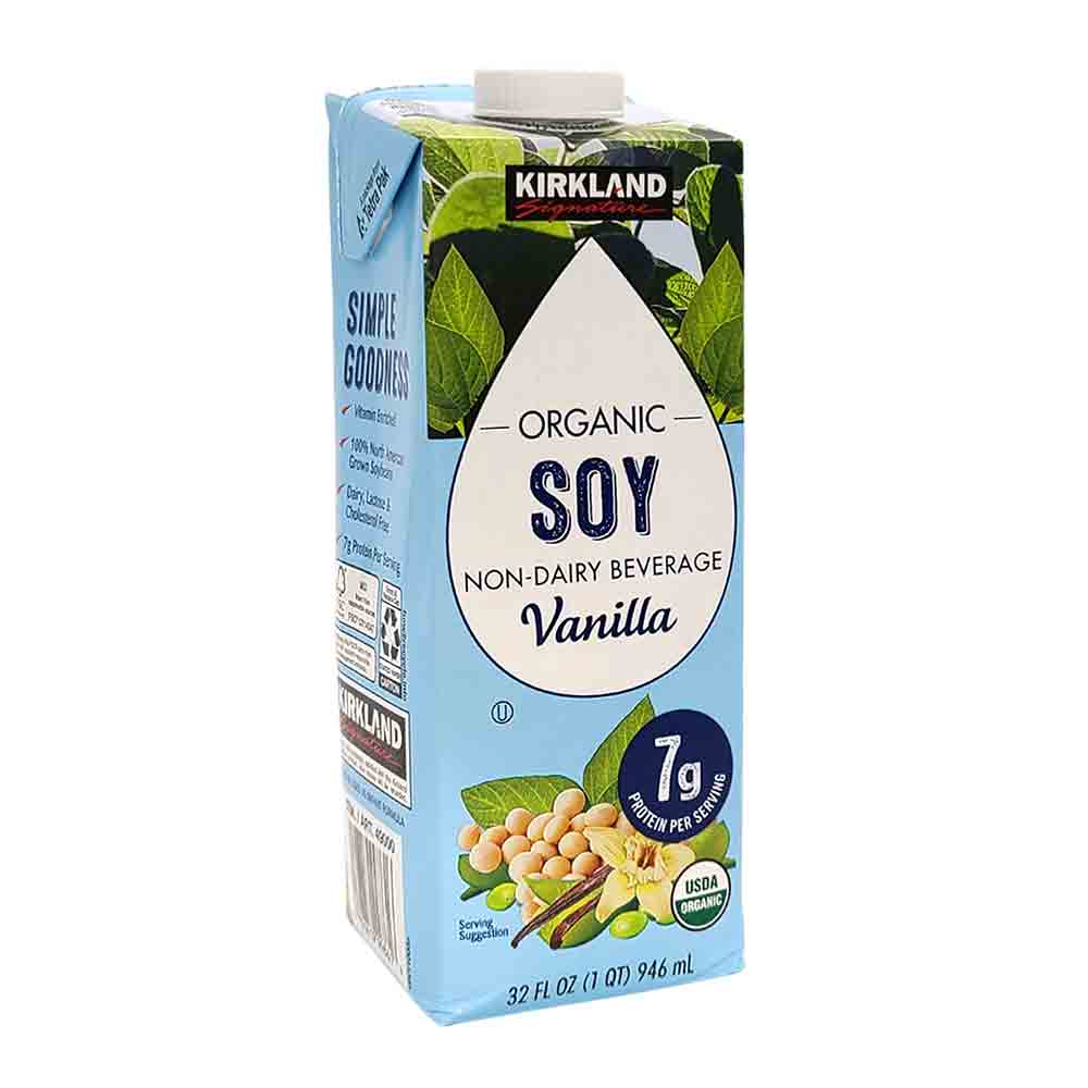 KIRKLAND SIGNATURE ORGANIC SOY NONDAIRY BEVERAGE VANILLA (946ML)