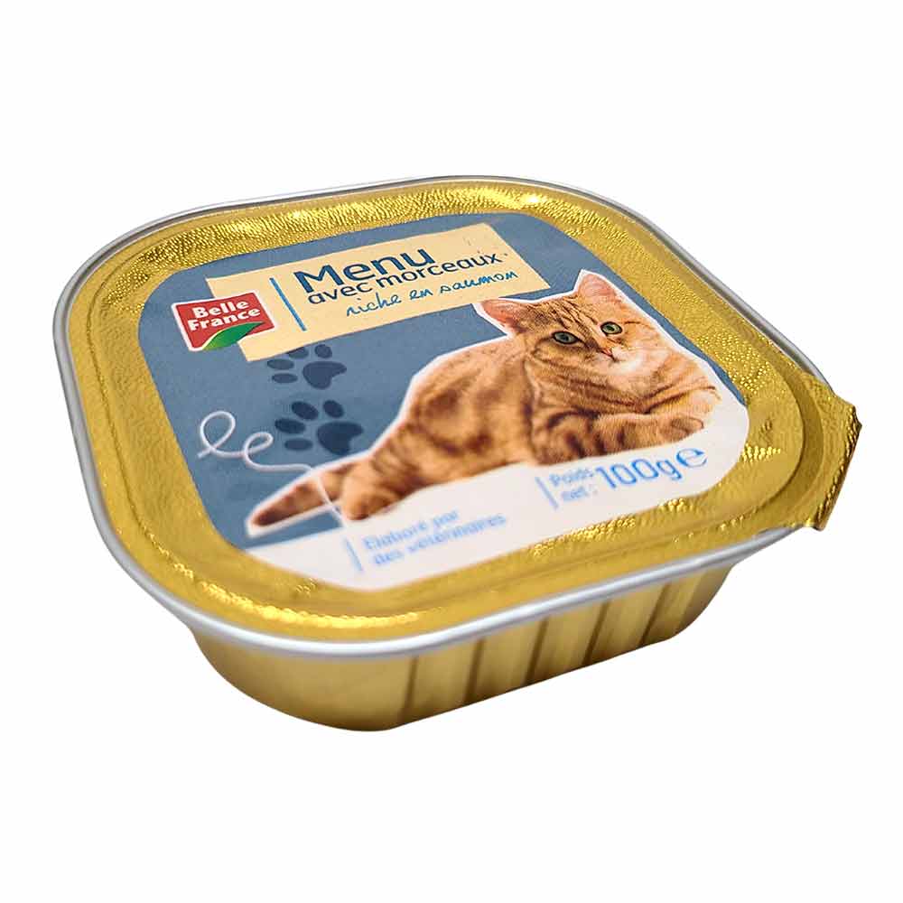 BELLE FRANCE CHAT SAUMON BF 100G