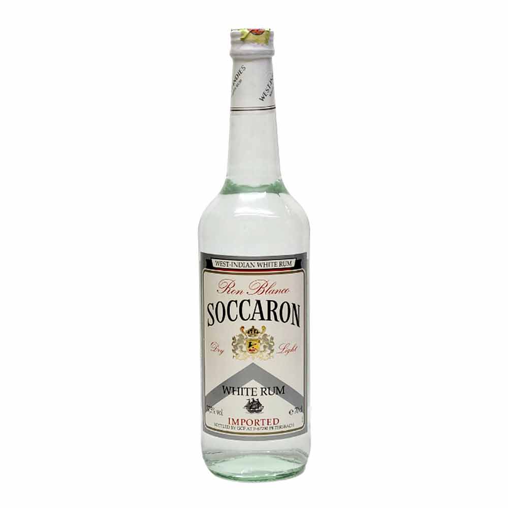 SOCCARON WHITE RUM 70CL M.C.D