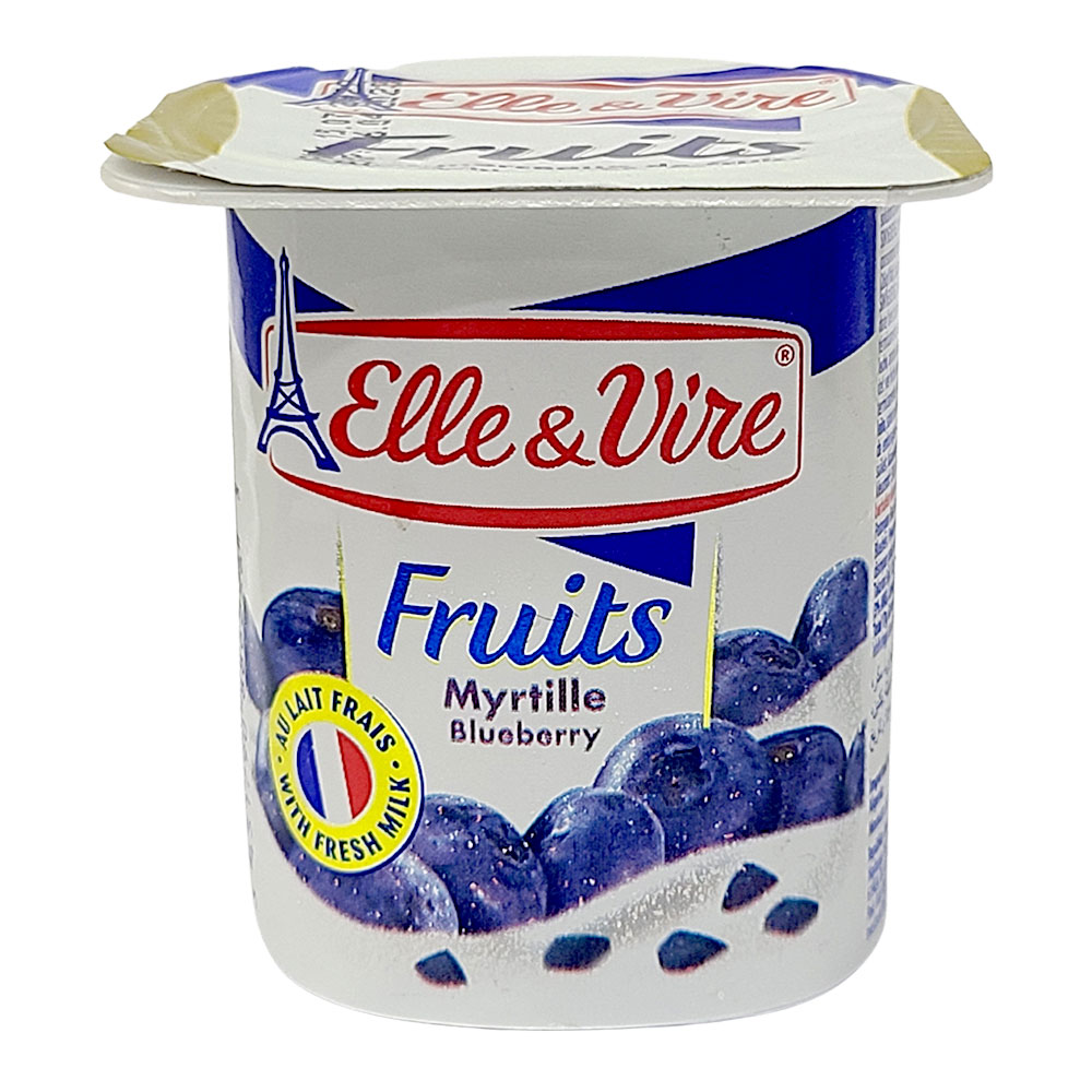 ELLE&VIRE FRUITS BLUEBERRY 125G