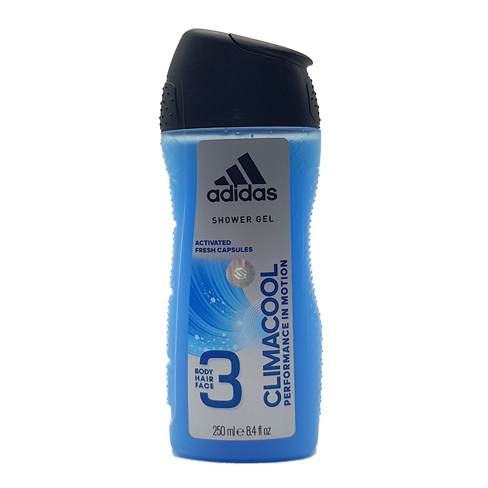 ADIDAS CLIMACOOL BODY, HAIR & FACE SHOWER GEL 250ML
