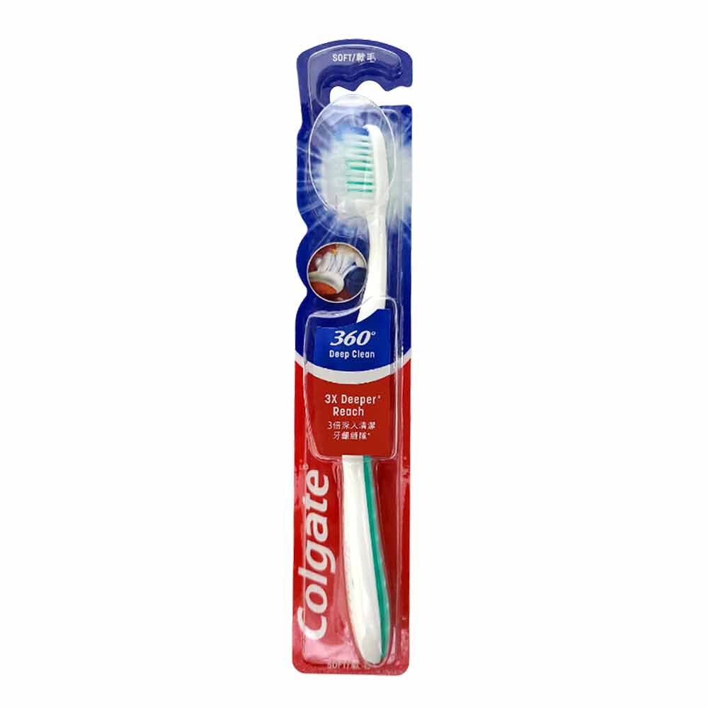 COLGATE TOOTHBRUSH 360DEEP CLEAN