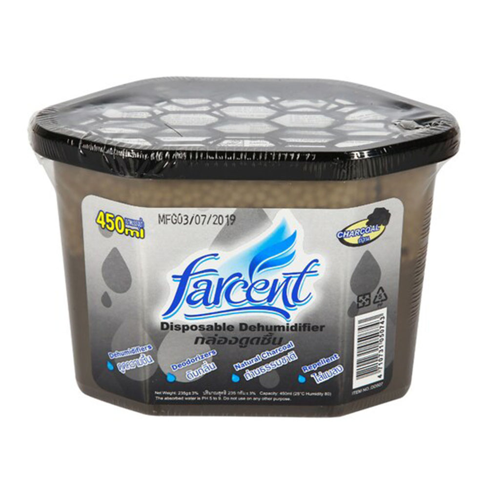 FARCENT DEHUMIDIFIER CHARCOAL 45OML