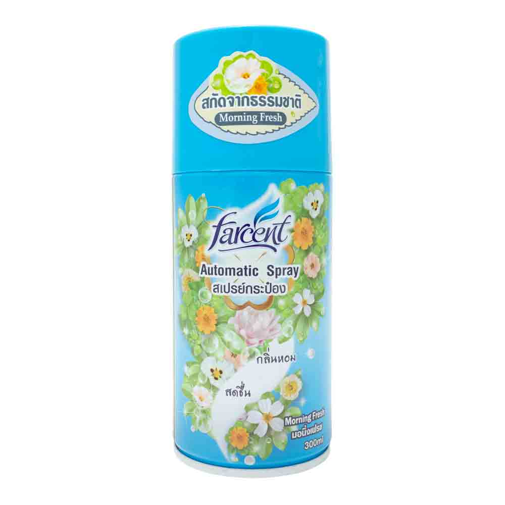 FARCENT AUTOMATIC SPRAY AIR FRESHENER REFILL MORNING FRESH 300ML
