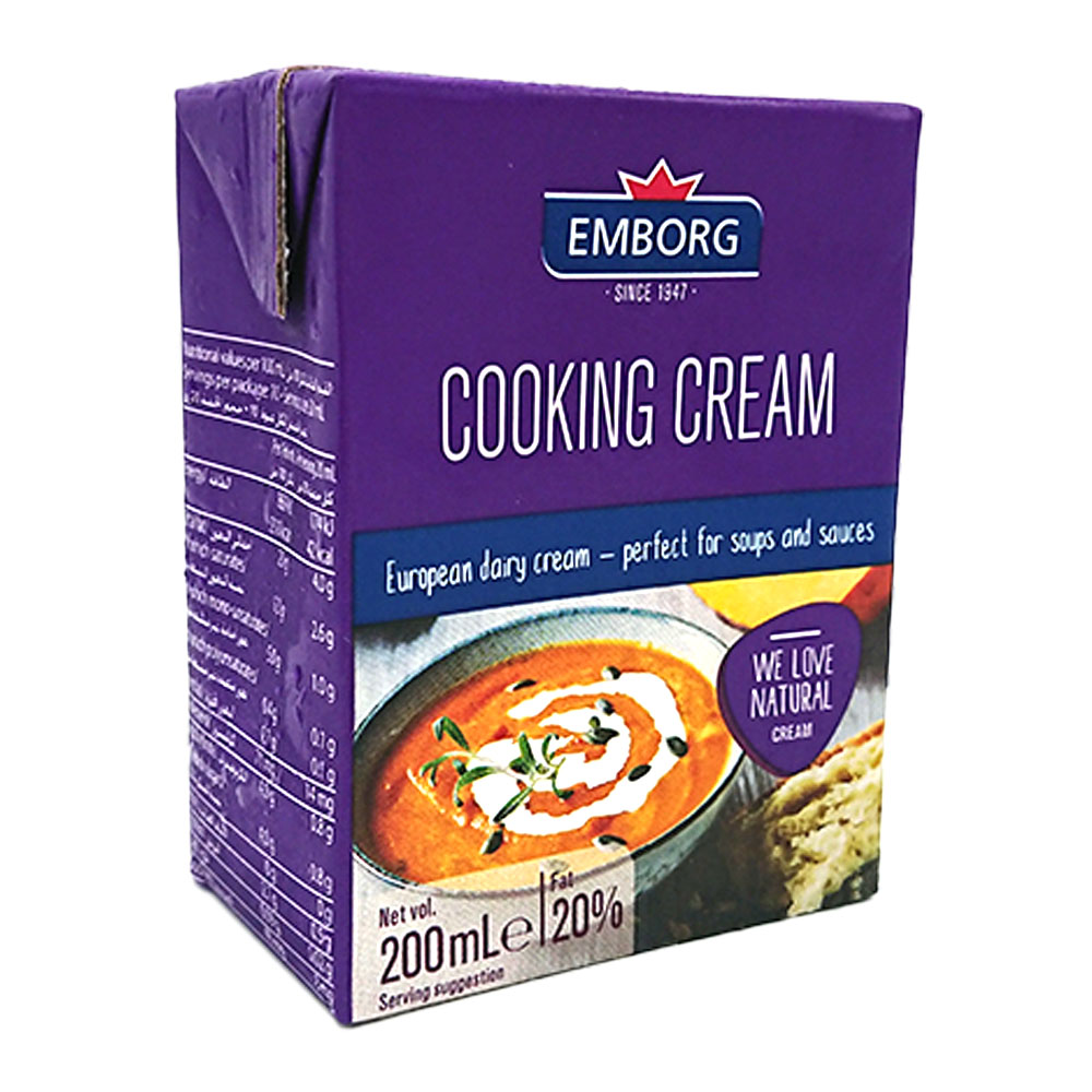 EMBORG COOKING CREAM 200ML