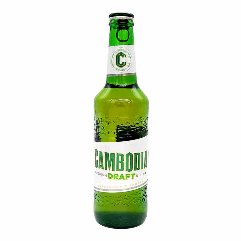 CAMBODIA Premium Draft Beer (Bottle 33cl)