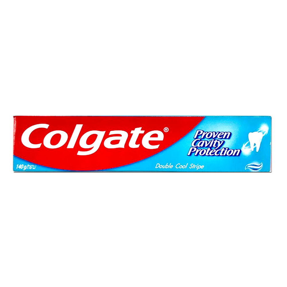 COLGATE TOOTHPASTE DOUBLE STRIPE 140G
