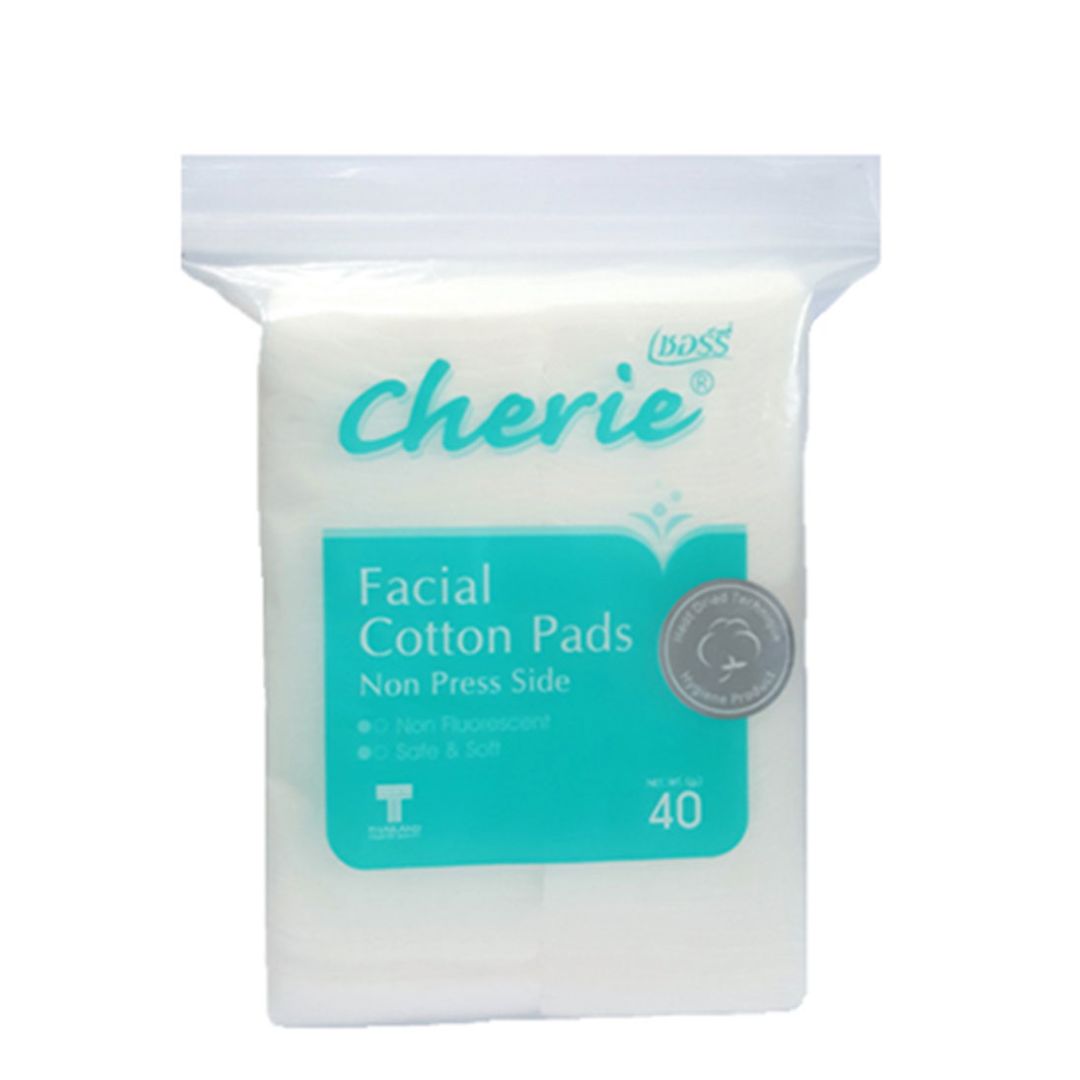 CHERIE PURE COTTON PADS 40G