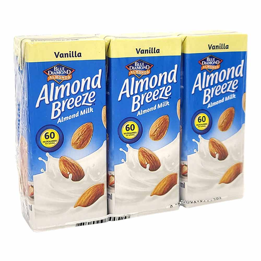 BLUE DIAMOND ALMOND Breeze Almond Milk Vanilla 180MLx3