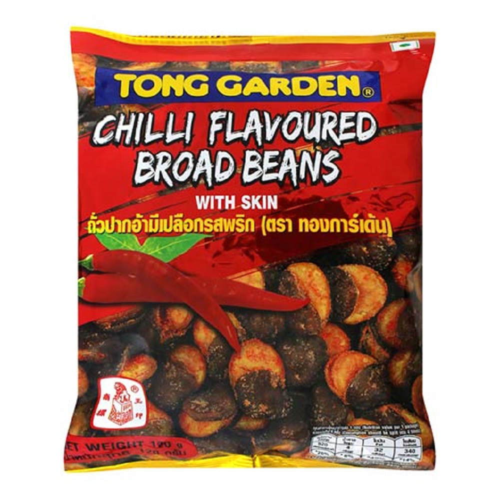 TONG GARDEN CHILLI BROAD BEANS 120G