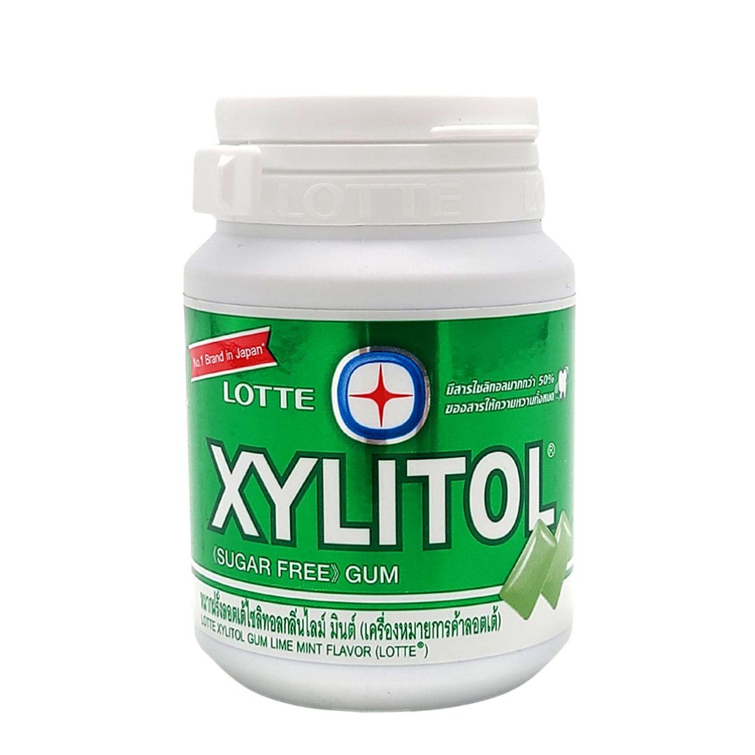 LOTTE XYLITOL Gum Lime Mint Sugar Free 58g
