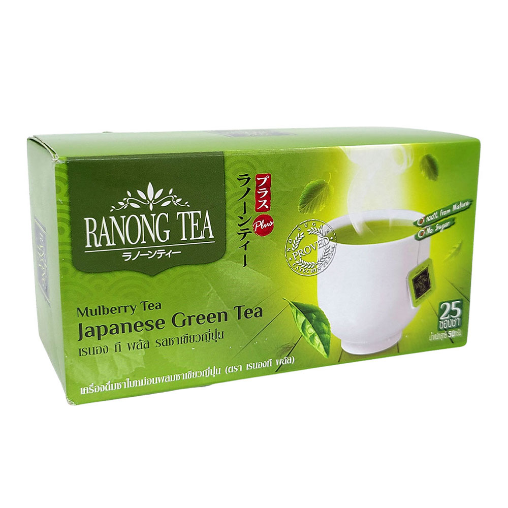 RANONG TEA Mulberry Tea Japanese Green Tea 50g x 25 Teabags