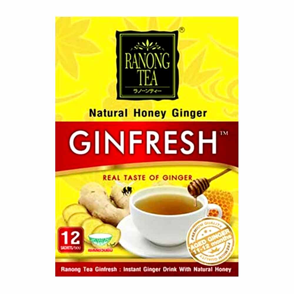 RANONG TEA INSTANT GINGER EXTRA HONEY 114G