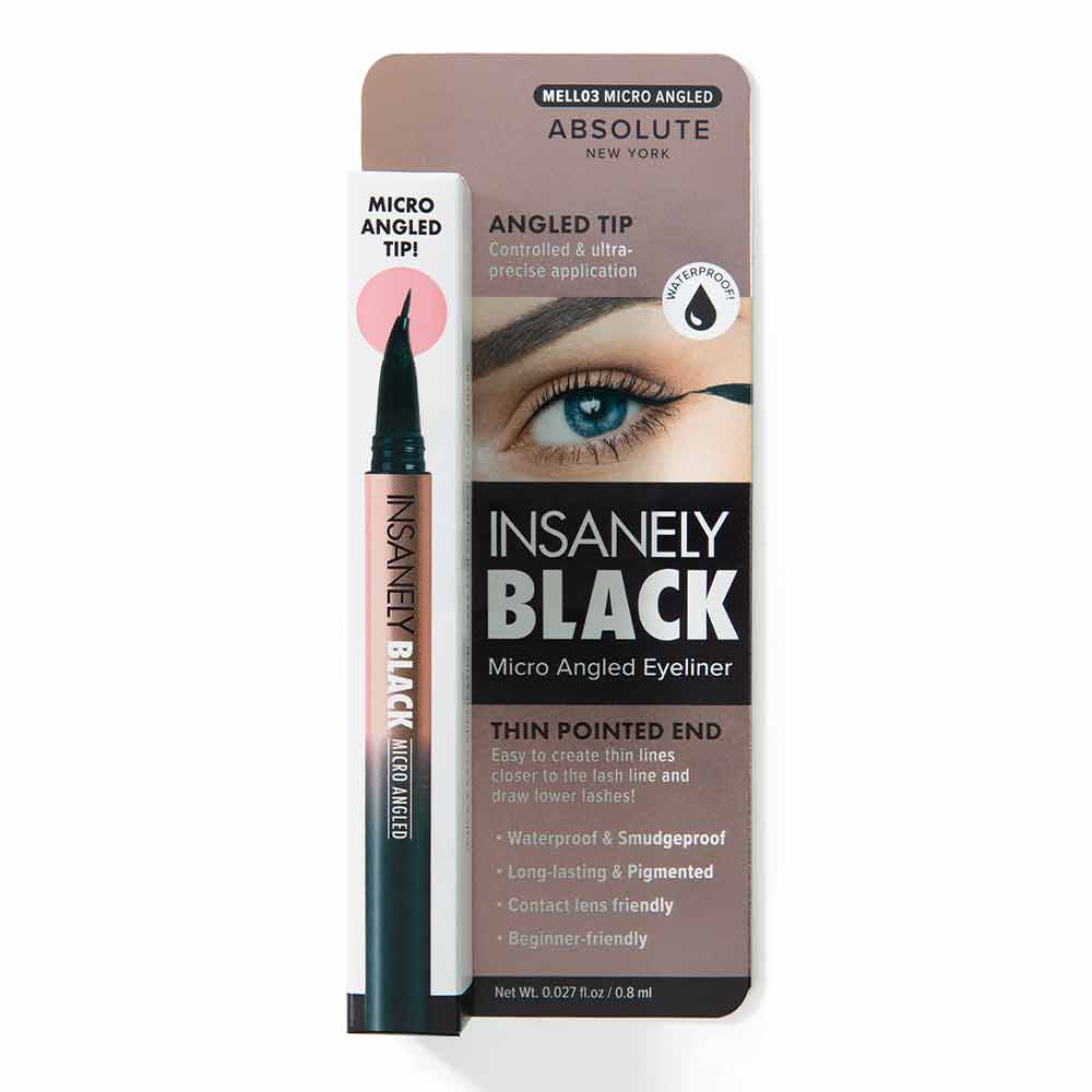 ABSOLUTE NEW YORK Insanely Black Micro Angled Liquid Eyeliner