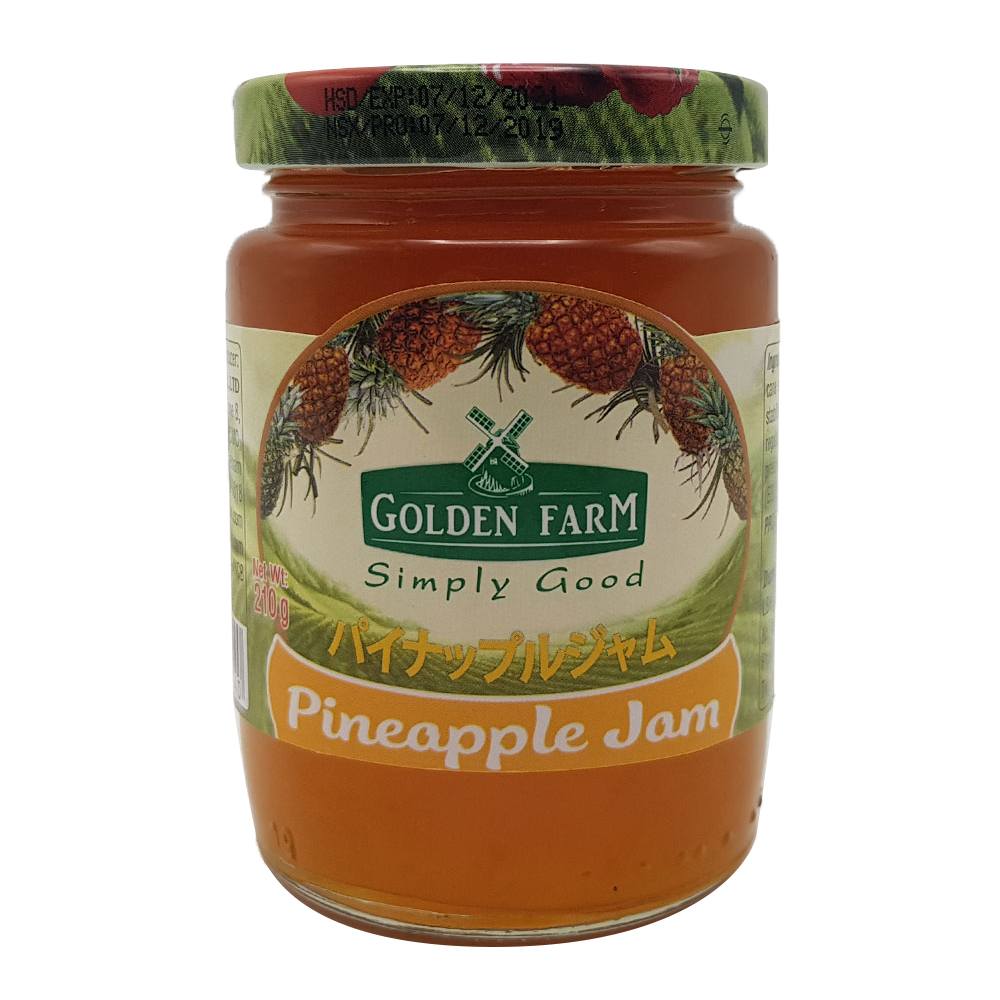 GOLDEN FARM PINEAPPLE JAM 210G   8935118301140 