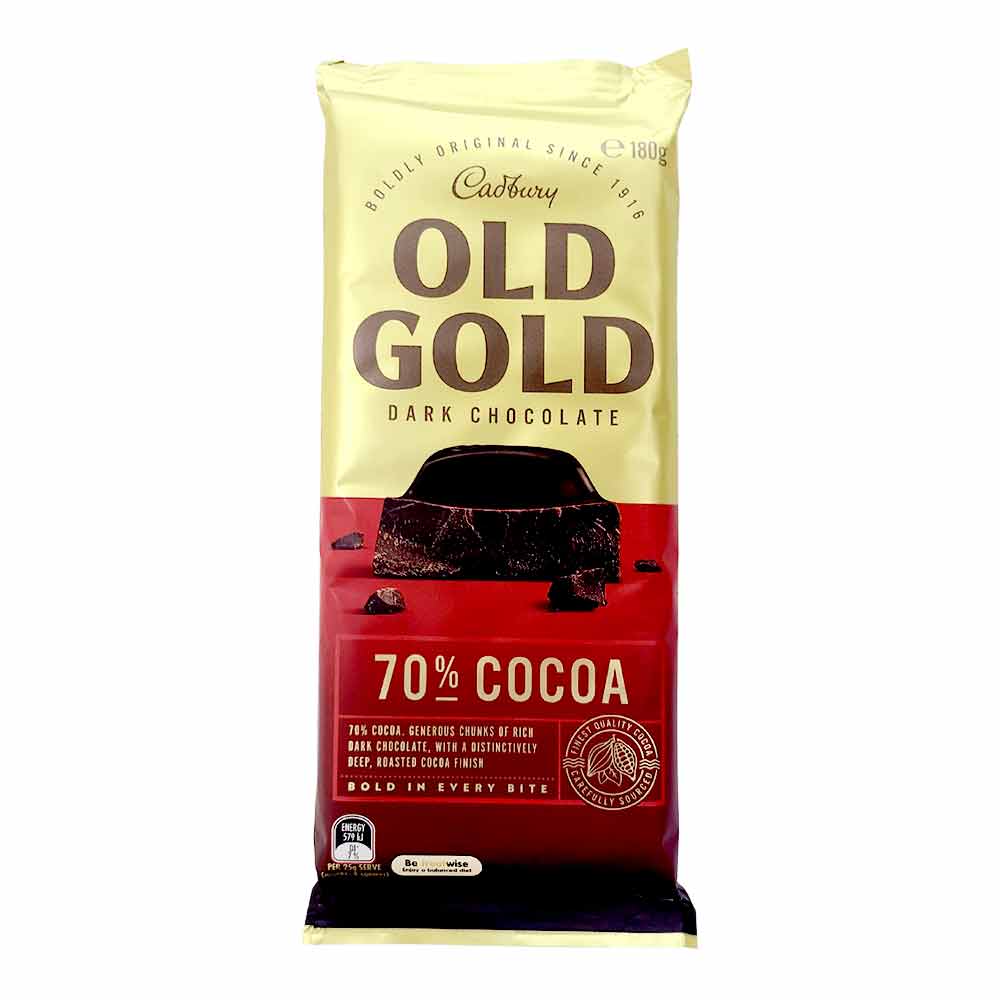 CADBURY OLDGOLD COCOA 70% 180G