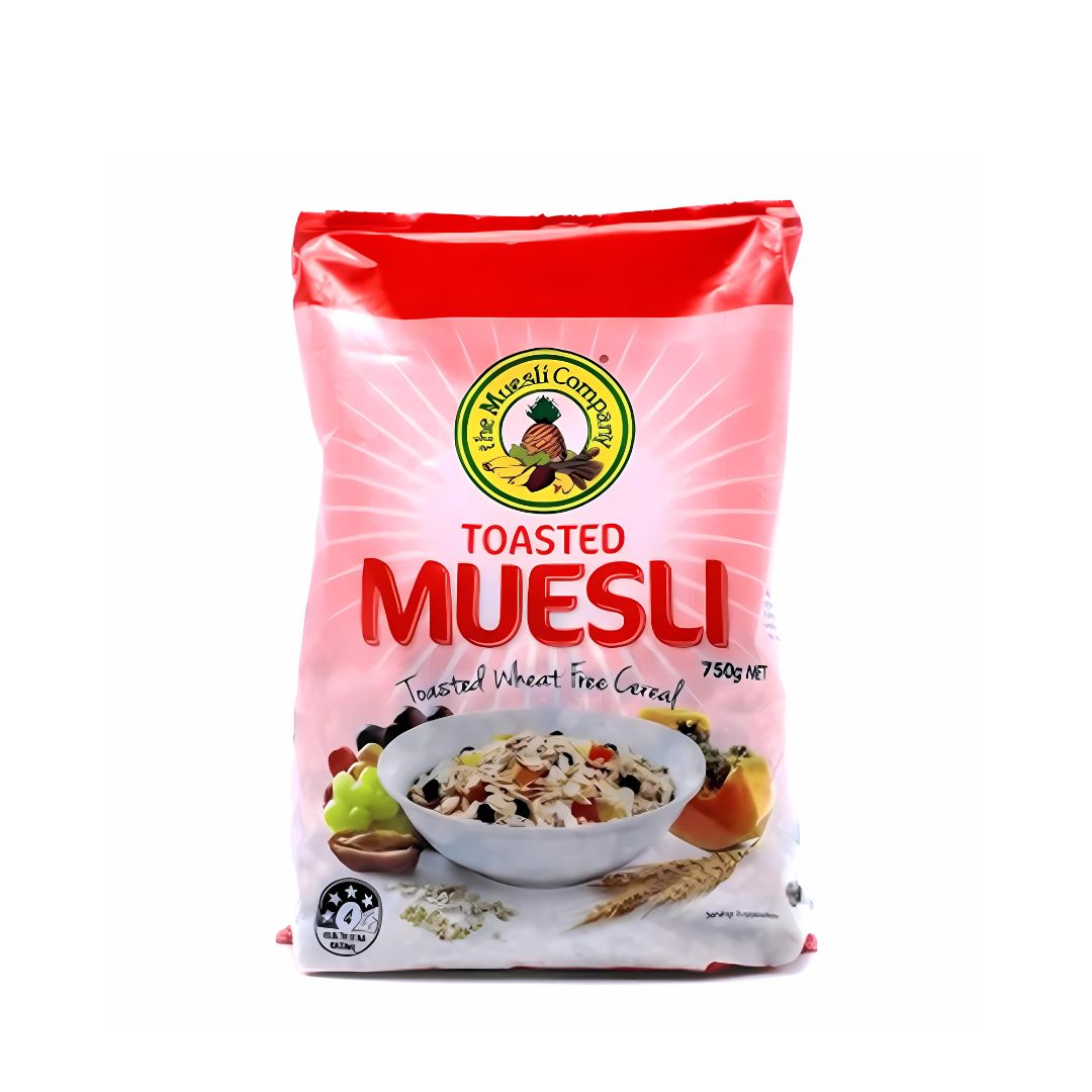 MUESLI TOASTED MUESLI WHEAT FREE 750G