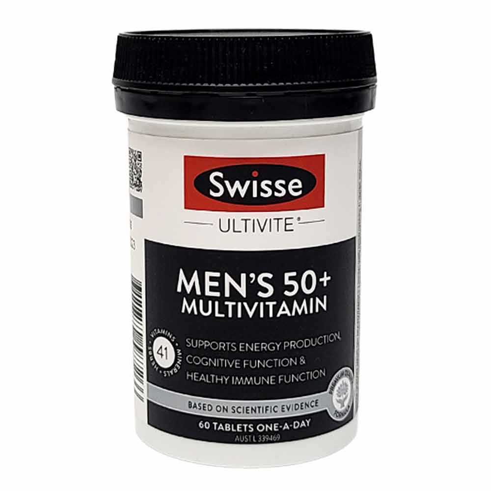 SWISSE MEN 50+ MULTIVITAMIN 60 TABLETS