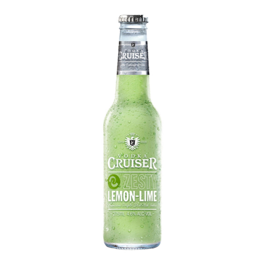 VODKA CRUISER ZESTY LEMON LIME (4.6%ACL/VOL)