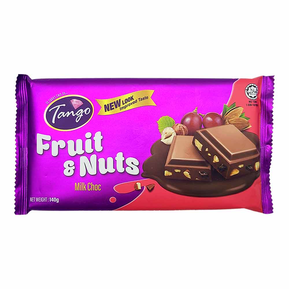 Tango Fruit Nuts Milk Cho 140g