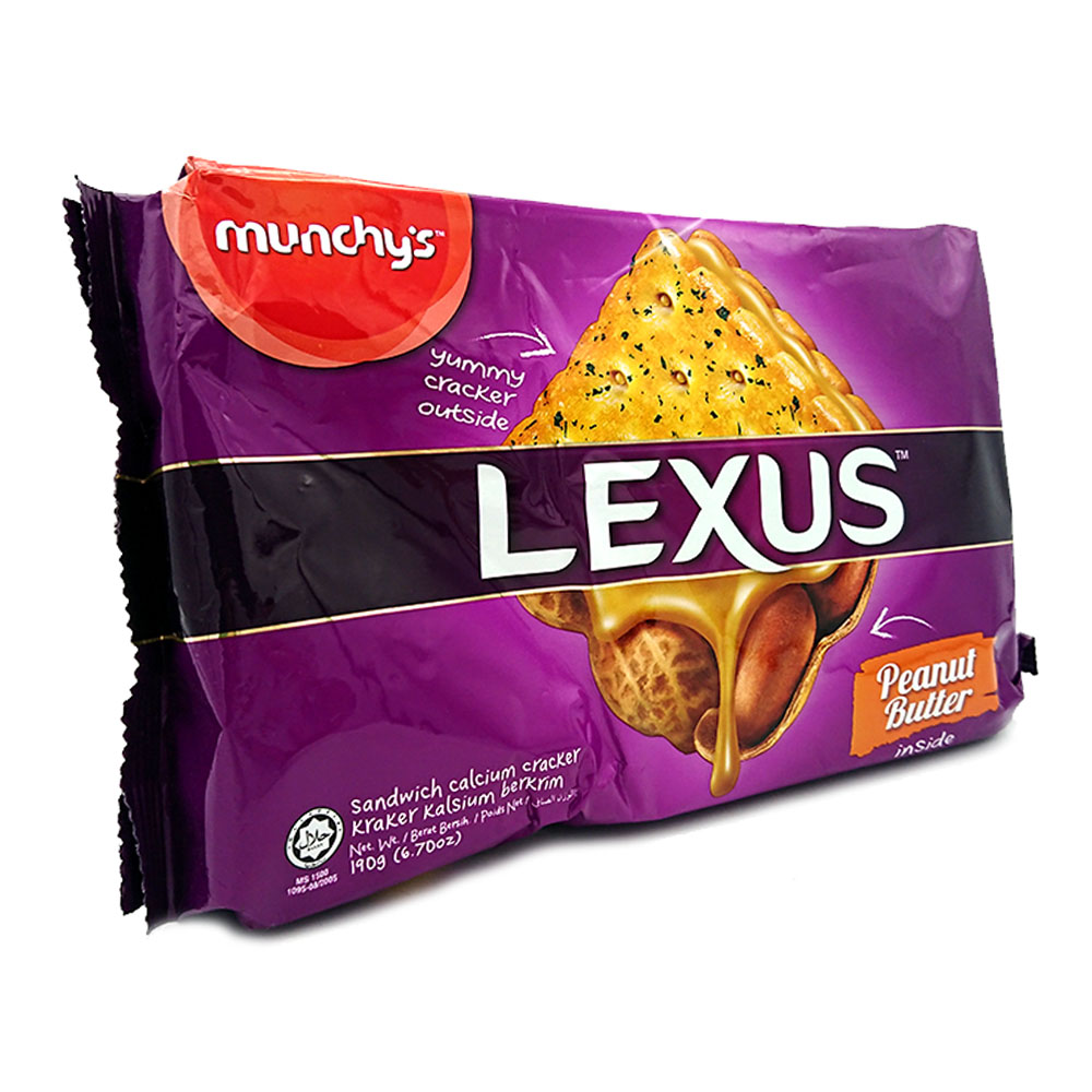 MUNCHY'S LEXUS PEANUT BUTTER 190G