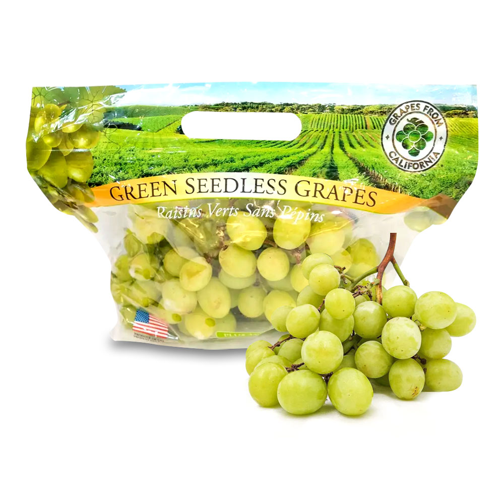 Green Seedless Grapes, 1.36 kg main image 0