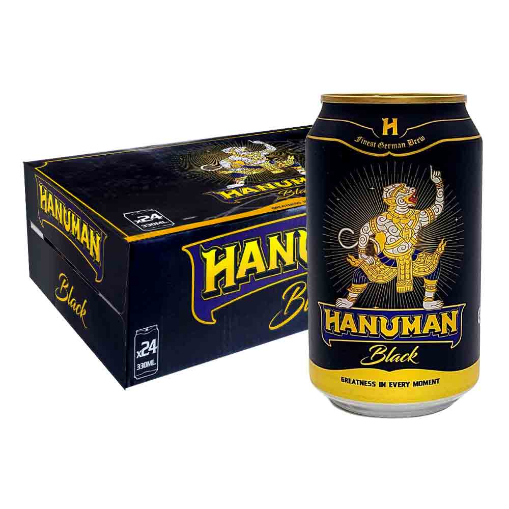 HANUMAN BLACK BEER 5% VOL 24 x 330ML