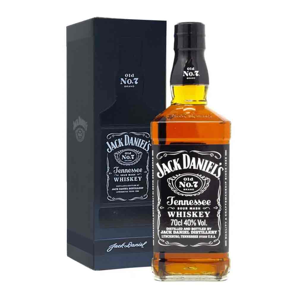 JACK DANIEL'S OLD NO 7 JENNESSEE SOUR MASH WHISKEY 40%VOL 700ML