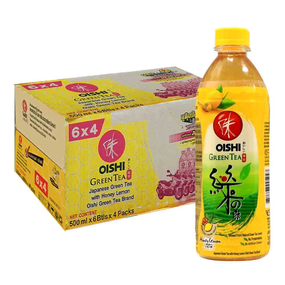 oishi-green-tea-with-honey-lemon-24-x-500ml